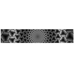 Pattern Abstract Graphic District Large Flano Scarf  Back