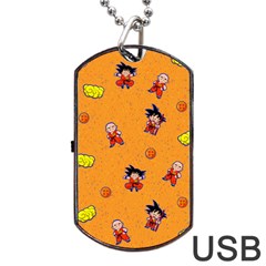 Dragonball Dog Tag Usb Flash (one Side) by Mezalola