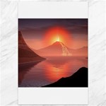 Volcano Lava Landscape Glow Lake Canvas 12  x 18  11.88 x17.36  Canvas - 1