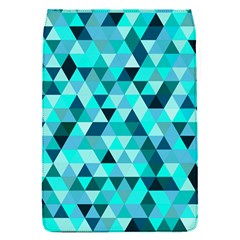 Teal Triangles Pattern Removable Flap Cover (s) by LoolyElzayat