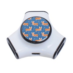 Corgi Patterns 3-port Usb Hub by Sudhe