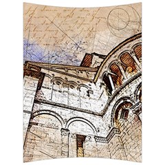 Building Architecture Columns Back Support Cushion by Simbadda