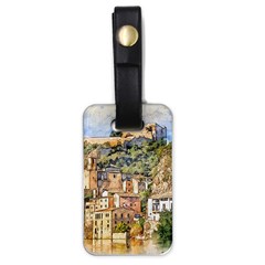 Architecture Town Travel Water Luggage Tag (one Side) by Simbadda