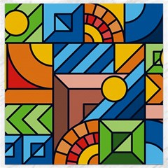 Colorful Geometric Mosaic Background Canvas 12  X 12  by Vaneshart