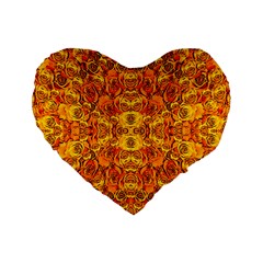New Arrivals-b-6 Standard 16  Premium Heart Shape Cushions by ArtworkByPatrick