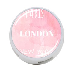 Paris, London, New York 4-port Usb Hub (one Side) by Lullaby