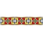 Church Pattern Church Texture Large Flano Scarf  Back