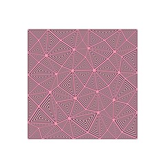 Triangle Background Abstract Satin Bandana Scarf by Simbadda
