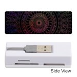 Mandala Fractal Pattern Memory Card Reader (Stick) Front