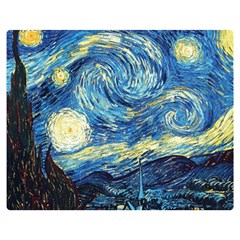 Starry Night Double Sided Flano Blanket (medium)  by Vaneshart