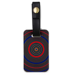 Art Design Fractal Circle Luggage Tag (one Side) by Wegoenart