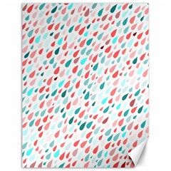 Rainy Day Pattern Canvas 12  X 16  by HelgaScand