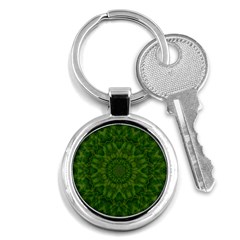 Fauna Nature Ornate Leaf Key Chain (round) by pepitasart