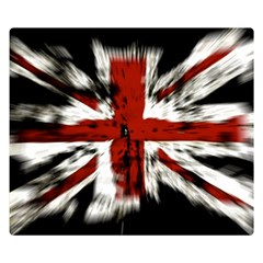 British Flag Double Sided Flano Blanket (small)  by Vaneshart