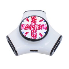 British Flag Abstract 3-port Usb Hub by Vaneshart