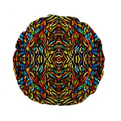 Abstract 26 Standard 15  Premium Round Cushions by ArtworkByPatrick