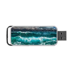 Waves 3975256 960 720 Portable Usb Flash (two Sides) by vintage2030