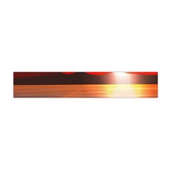 Sunset Water River Sea Sunrays Flano Scarf (mini) by Mariart
