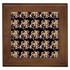 Aztec 5 Framed Tile by ArtworkByPatrick