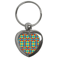 Pop Art  Key Chain (heart) by Sobalvarro