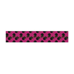 Black Rose Pink Flano Scarf (mini) by snowwhitegirl