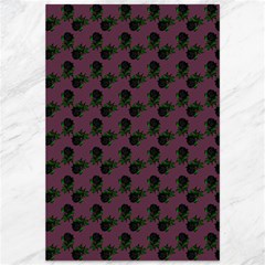 Black Rose Mauve Canvas 12  X 18  by snowwhitegirl