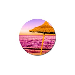 Pop Art Beach Umbrella  Golf Ball Marker by essentialimage