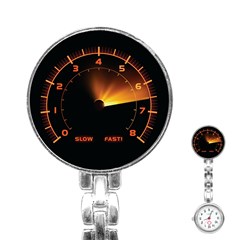 Car Speedometer Fast Stainless Steel Nurses Watch by trulycreative