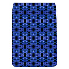 Blue Black Abstract Pattern Removable Flap Cover (s) by BrightVibesDesign