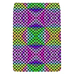 Bright  Circle Abstract Black Pink Green Yellow Removable Flap Cover (s) by BrightVibesDesign