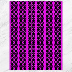 Circles Lines Black Pink Canvas 18  X 24  by BrightVibesDesign