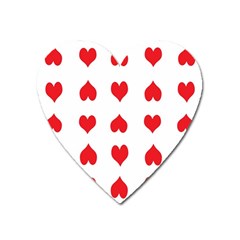 Heart Red Love Valentines Day Heart Magnet by HermanTelo