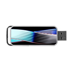 Motion Line Illustrations Portable Usb Flash (two Sides) by HermanTelo