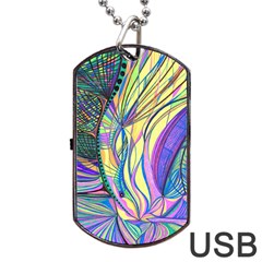 Happpy (4) Dog Tag Usb Flash (one Side) by nicholakarma