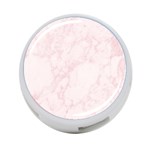 Pink Marble texture floor background with light pink veins greek marble print luxuous real marble. 4-Port USB Hub (One Side) Front