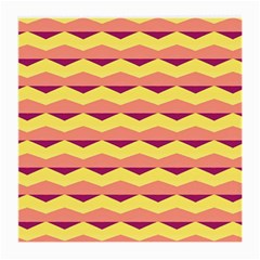 Background Colorful Chevron Medium Glasses Cloth (2 Sides) by HermanTelo
