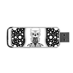 Cute Little Mandala Owl Portable Usb Flash (one Side) by FantasyWorld7