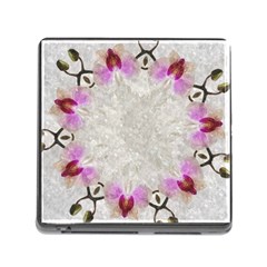 Orchidées Fleurs Abstrait Memory Card Reader (square 5 Slot) by kcreatif