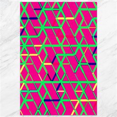 Abstrait Neon Rose Canvas 12  X 18  by kcreatif