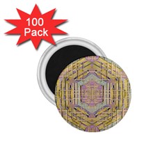 Temple Of Wood With A Touch Of Japan 1 75  Magnets (100 Pack)  by pepitasart