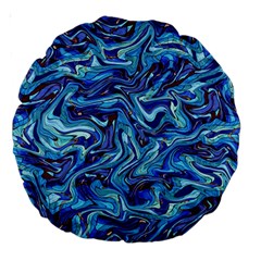 Ab 81 Large 18  Premium Round Cushions by ArtworkByPatrick