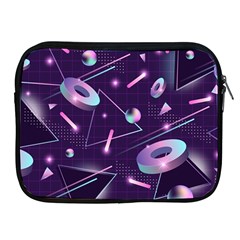 Retrowave Aesthetic Vaporwave Retro Memphis Pattern 80s Design Geometrical Shapes Futurist Pink Blue 3d Apple Ipad 2/3/4 Zipper Cases by genx
