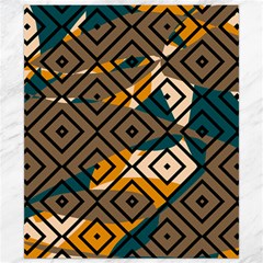 Abstrait Formes Marron/beige/bleu Canvas 8  X 10  by kcreatif