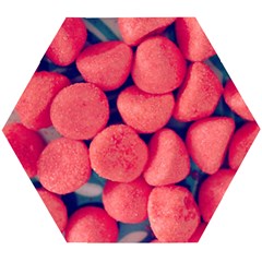 Fraise Bonbons Wooden Puzzle Hexagon by kcreatif
