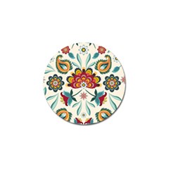 Baatik Print  Golf Ball Marker (10 Pack) by designsbymallika