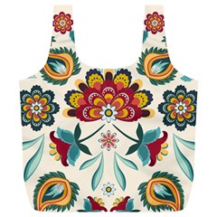 Baatik Print  Full Print Recycle Bag (xl) by designsbymallika