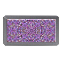 Skyscape In Rainbows And A Flower Star So Bright Memory Card Reader (mini) by pepitasart