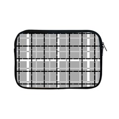 Pattern Carreaux Noir/gris Apple Ipad Mini Zipper Cases by kcreatif