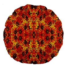 Ab 110 Large 18  Premium Round Cushions by ArtworkByPatrick