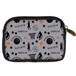 Slam Dunk Basketball Gray Digital Camera Leather Case Back